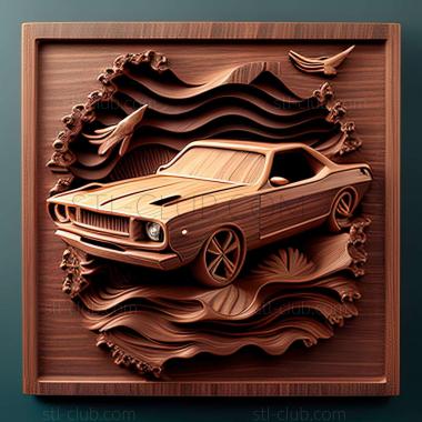 3D модель Plymouth Barracuda (STL)